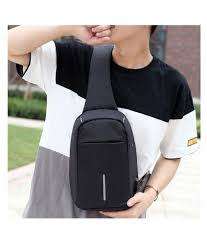 Anti-theft mini backpack with USB charging port