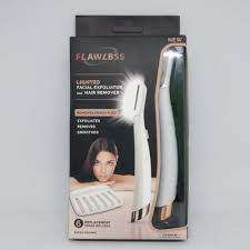 Facial exfoliator and hair remover