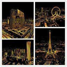 4pc A4 Scratch Card Series