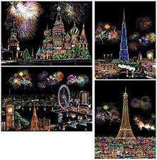 4pc A4 Scratch Card Series