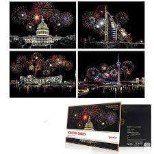 4pc A4 Scratch Card Series