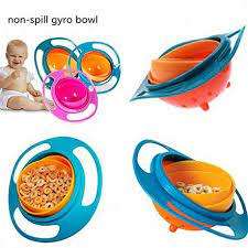 Non Spill Gyro Baby Feeding Bowl