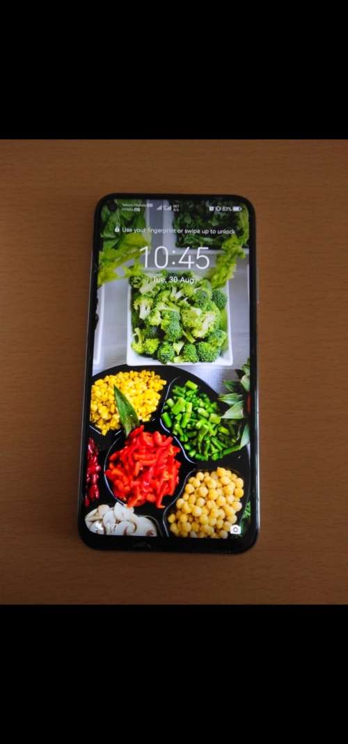 Huawei P40 Lite with 40w fast charger and box