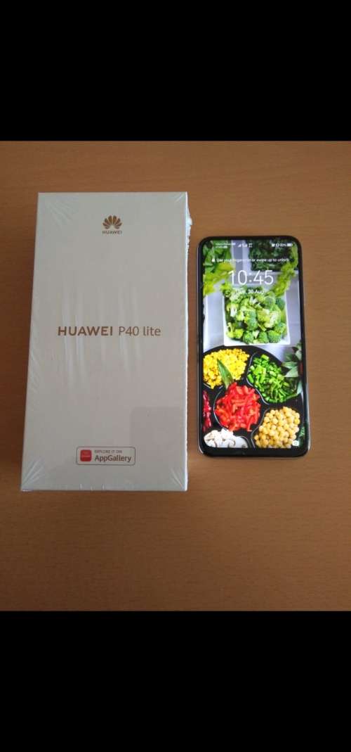 Huawei P40 Lite with 40w fast charger and box