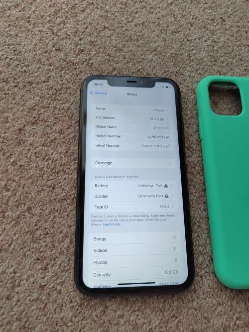iPhone 11 128gb dual SIM excellent condition