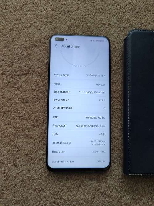 Huawei Nova 8i 128gb 6gb Ram single SIM