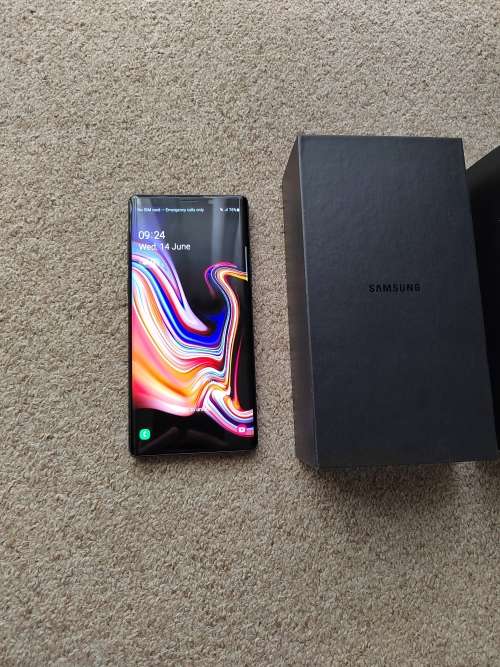 Samsung Note 9 128gb 6gb ram with box and cover