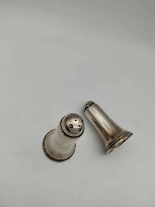 Pair of Silver Salt and Pepper Shakers
