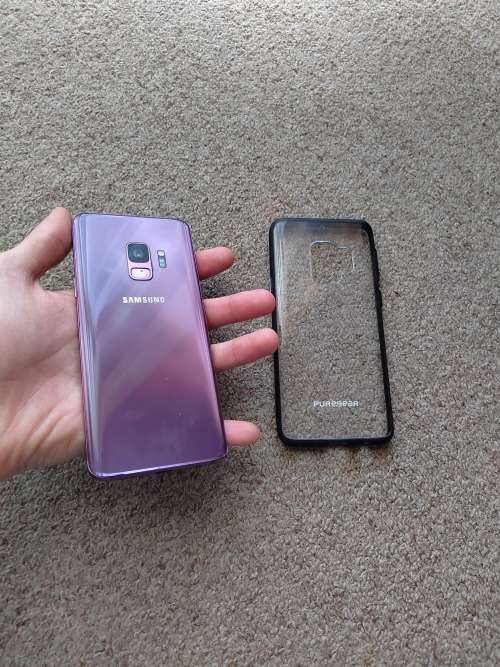 Samsung S9 64gb 4gb Ram single SIM with cover
