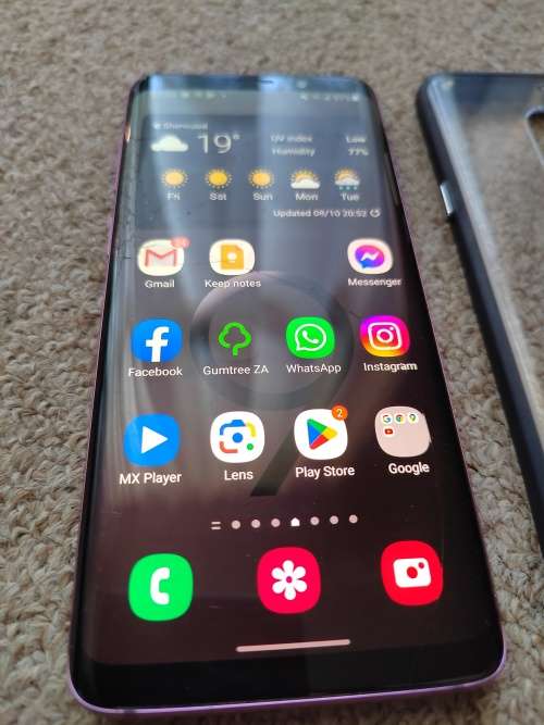 Samsung S9 64gb 4gb Ram single SIM with cover
