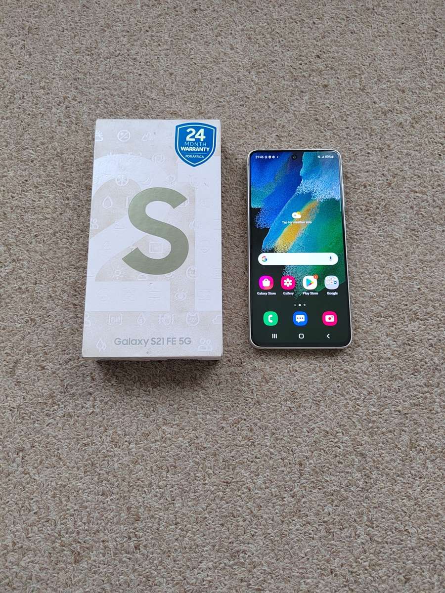 Samsung S21 Fe Dual SIM 128gb 6gb ram with box