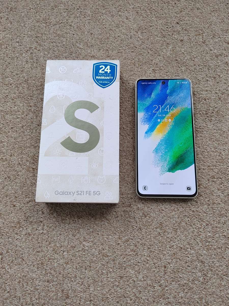 Samsung S21 Fe Dual SIM 128gb 6gb ram with box