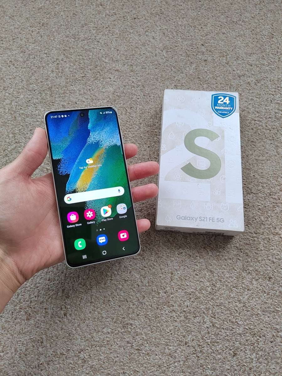 Samsung S21 Fe Dual SIM 128gb 6gb ram with box