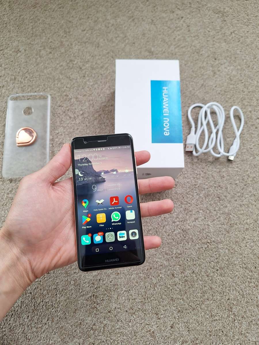 Huawei nova 1 32gb dual sim with box and accessories