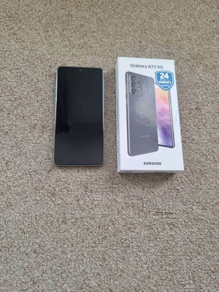 Samsung A73 5G Dual sim 128gb with box and cover