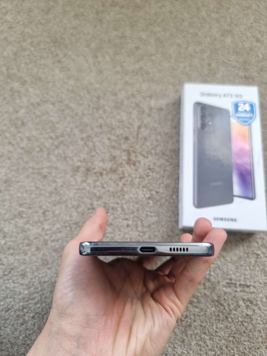 Samsung A73 5G Dual sim 128gb with box and cover