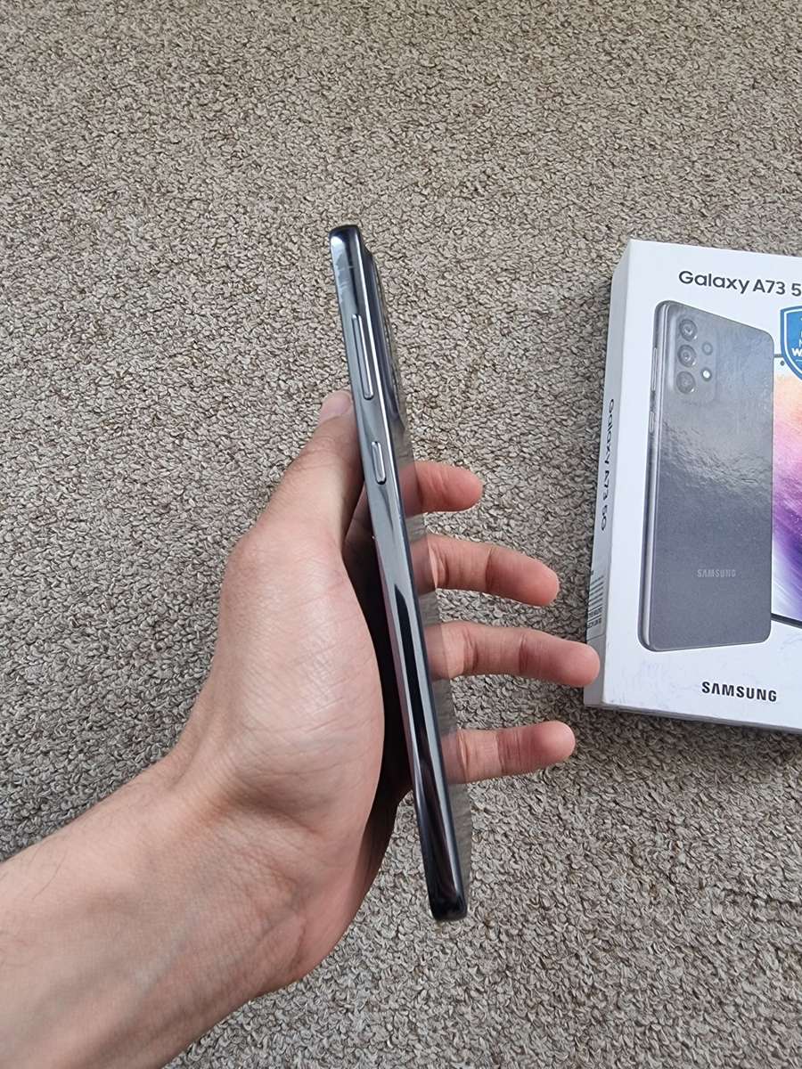 Samsung A73 5G Dual sim 128gb with box and cover