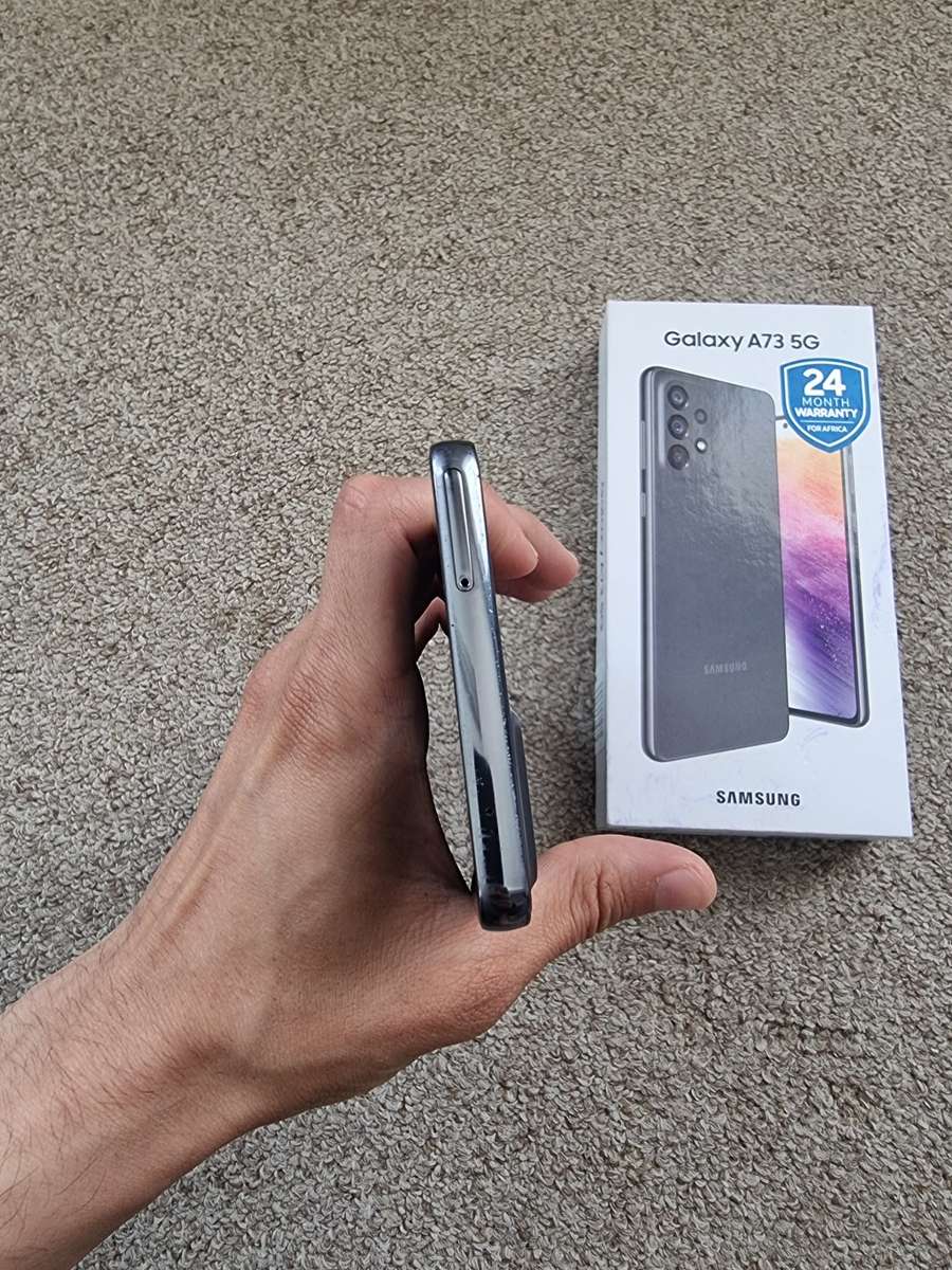 Samsung A73 5G Dual sim 128gb with box and cover