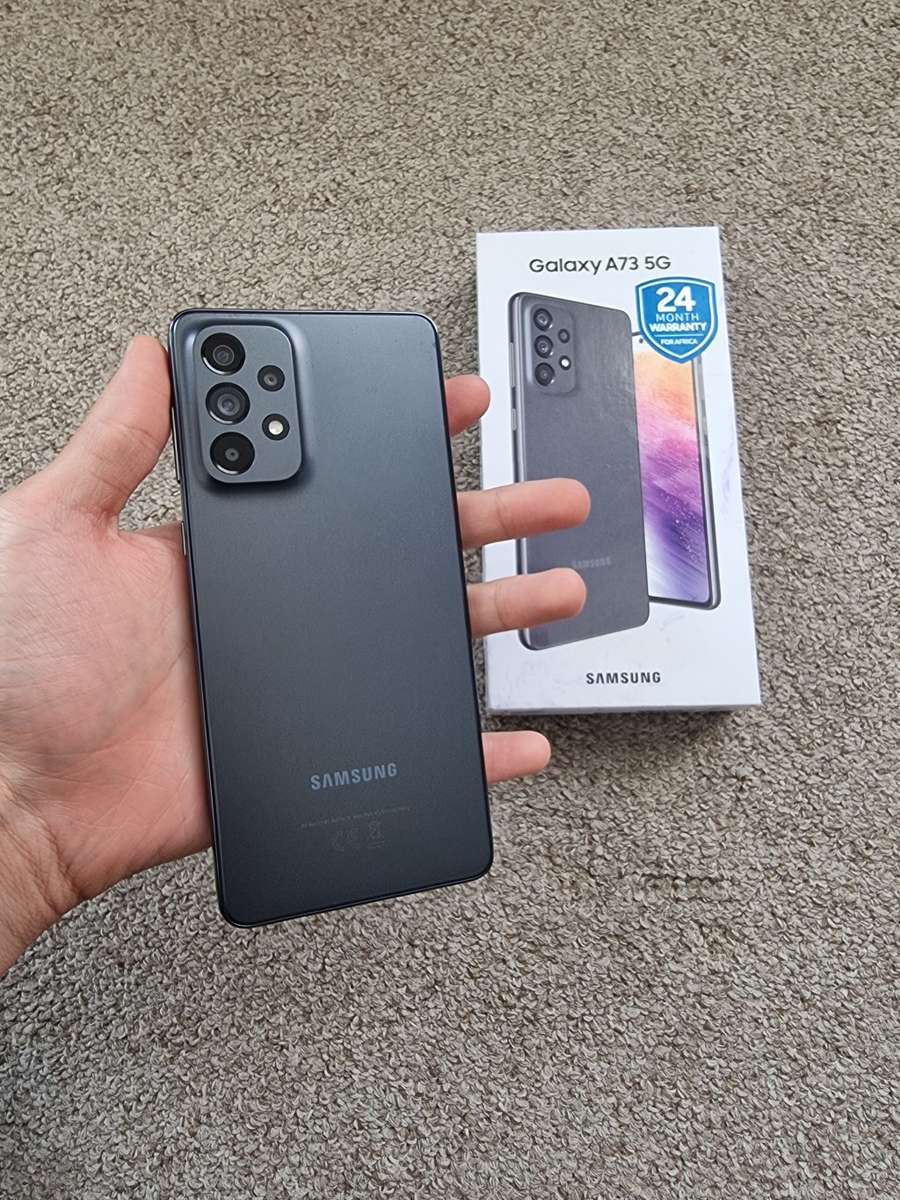 Samsung A73 5G Dual sim 128gb with box and cover