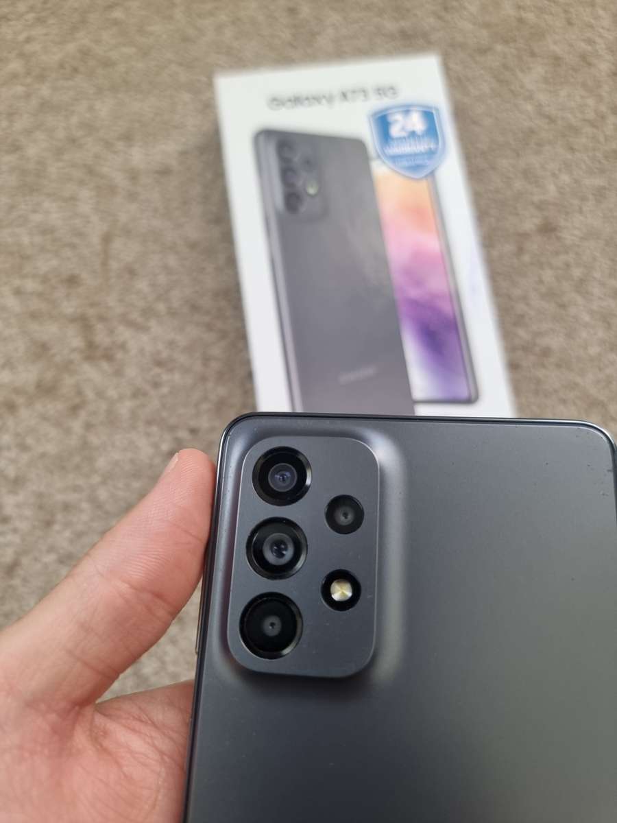 Samsung A73 5G Dual sim 128gb with box and cover