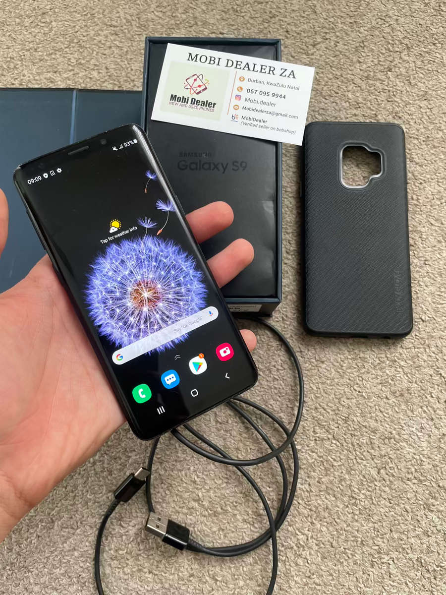 Samsung S9 64gb 4gb ram with box and cover
