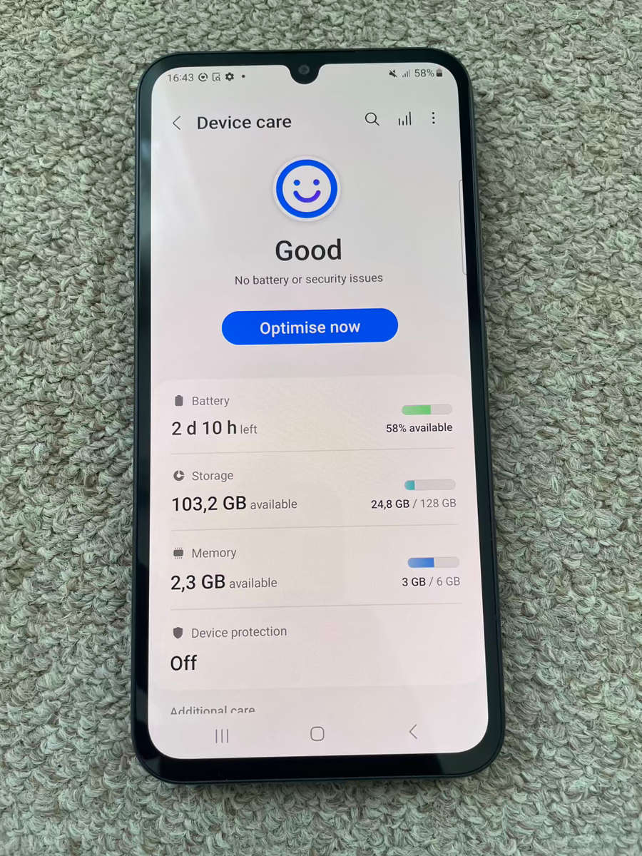 Samsung A34 5G Dual SIM 128gb 6gb ram