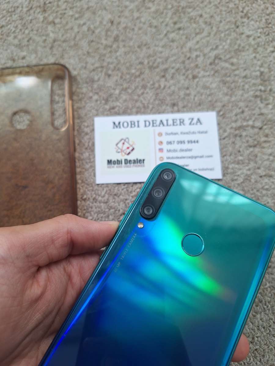 Huawei Y7p 64gb 4gb ram single sim with cover