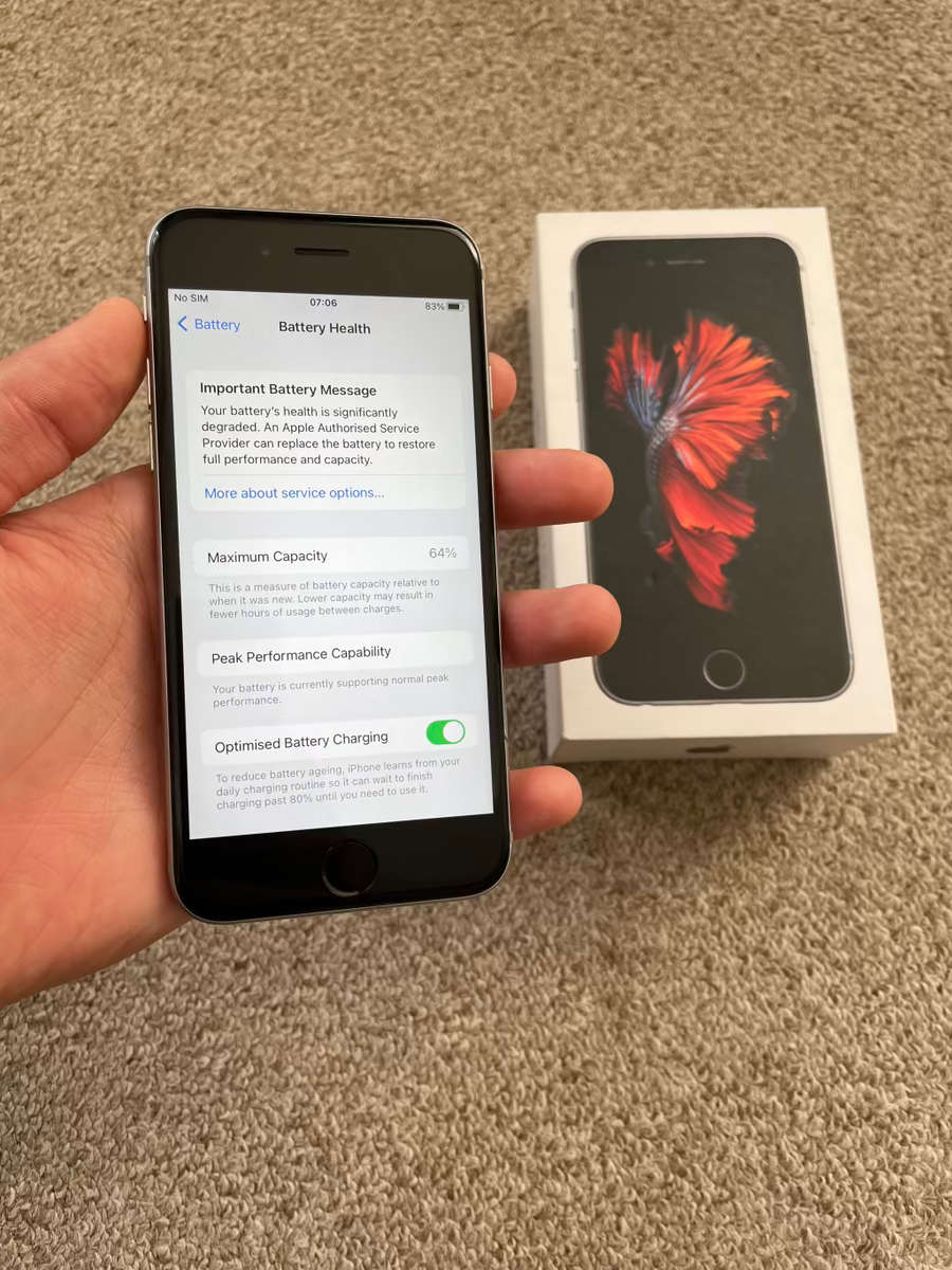 Iphone 6s 16gb with box