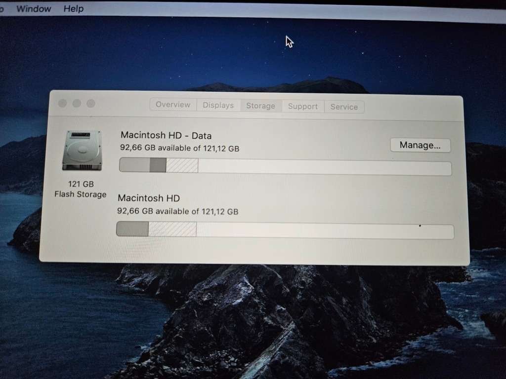 MacBook Pro 13 inch 2.5GHz core i5 8gb ram 128gb SSD 2012