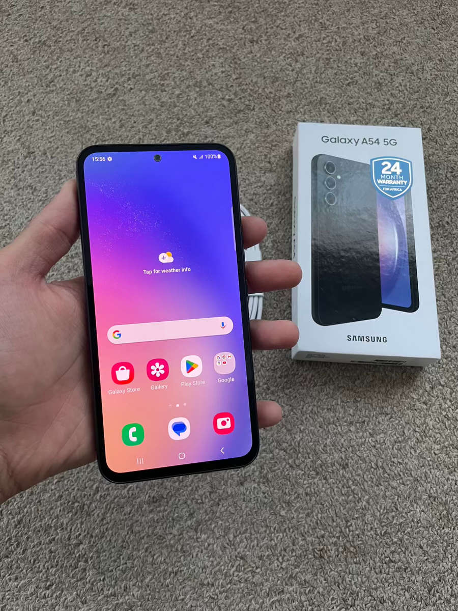 Samsung A54 5G 256gb 8gb ram Dual Sim Excellent condition with box and cable