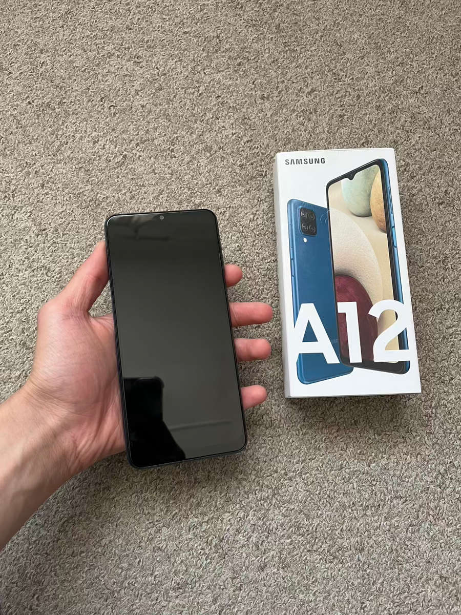 Samsung A12 64gb 4gb ram with box