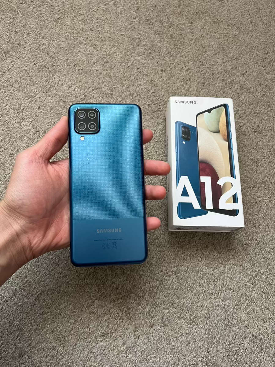 Samsung A12 64gb 4gb ram with box