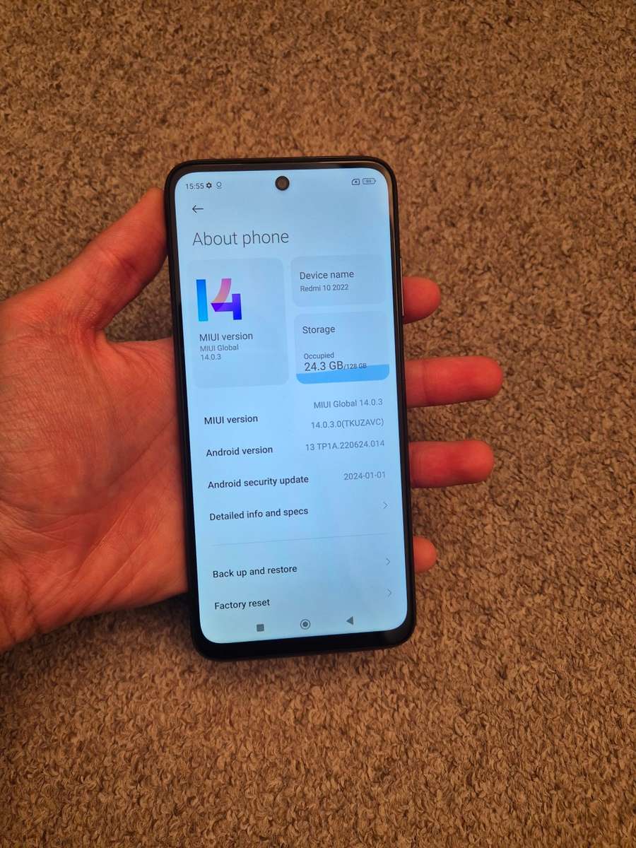 Xiaomi Redmi 10 2022 Dual SIM 128gb 6gb ram Good condition