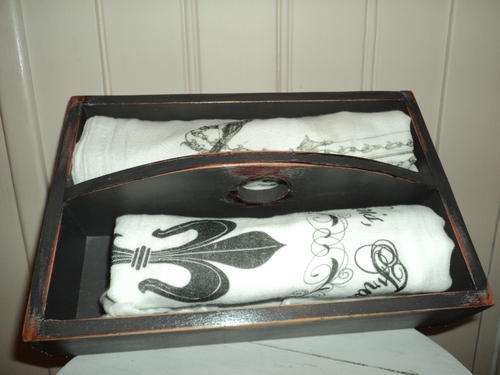 VINTAGE FARMHOUSE, COUNTRY COTTAGE, MODERN CONTEMPORARY WOOD CADDY