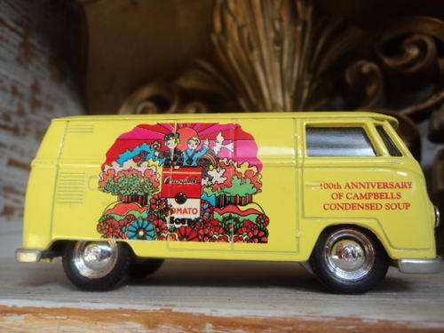 COLLECTIBLE CAMPBELLS 100TH ANNIVERSARY DIE CAST LLEDO VW - MINT CONDITION - SHIPPING R30