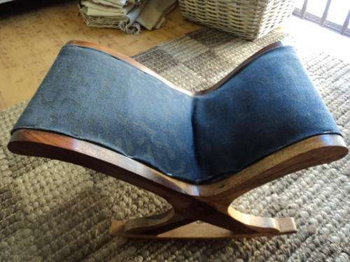 THIS BABY ROCKS - LOVELY STINKHOUT FOOTSTOOL (RE-LIST)
