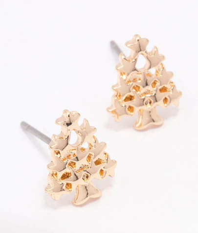 SALE - EARRINGS STUDS FESTIVE SELECTION CHRISTMASS TREE, FATHER CHRISTMAS, PENGUIN