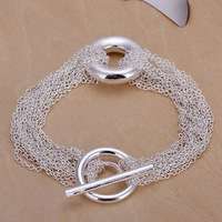 GIFTING TIME **Beautiful Pieces**Thick Circle Fine Bracelet or Chain Silver - 3 days delivery