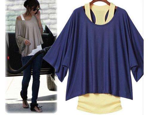 2 PC BLUE AND YELLOW TOP PARTY CLUB ANY OCCASION