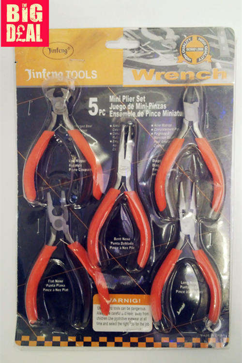5 PCE MINI PLIER SET