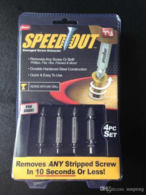 SPEED OUT DAMAGED SCREW EXTRACTOR