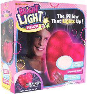 BRIGHTLIGHT PILLOW - PINK BEATING HEART