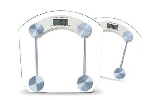 ELECTRONIC BATHROOM SCALE - GLASS