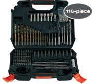 116 PIECE DRILL BIT SET