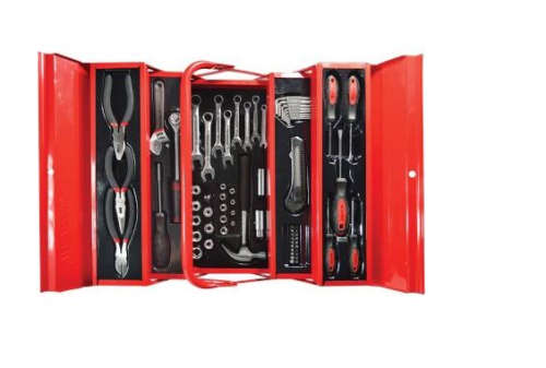 70 PIECE TOOLBOX SET -- TRADEQUIP