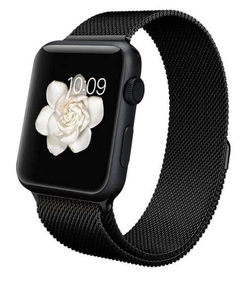 Black Milanese Band for Apple Watch (42mm)