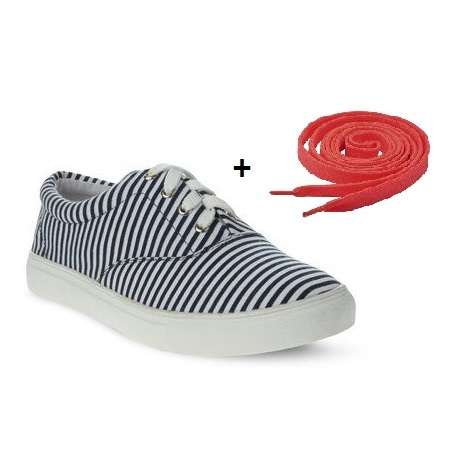 Utopia Lace-Up Sneaker Navy/White (FREE Shipping)*