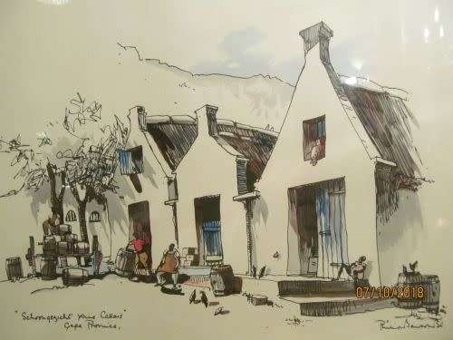 INVESTMENT ART! Vintage Framed Painting by SA Artist P. BAWCOMBE (1906-2000) titled "SCHOONGEZICHT"