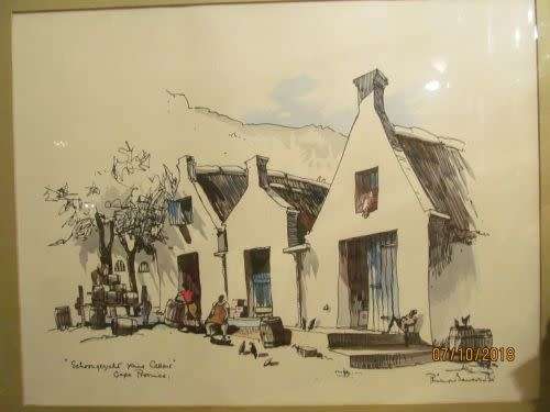 INVESTMENT ART! Vintage Framed Painting by SA Artist P. BAWCOMBE (1906-2000) titled "SCHOONGEZICHT"