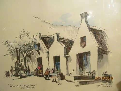 INVESTMENT ART! Vintage Framed Painting by SA Artist P. BAWCOMBE (1906-2000) titled "SCHOONGEZICHT"